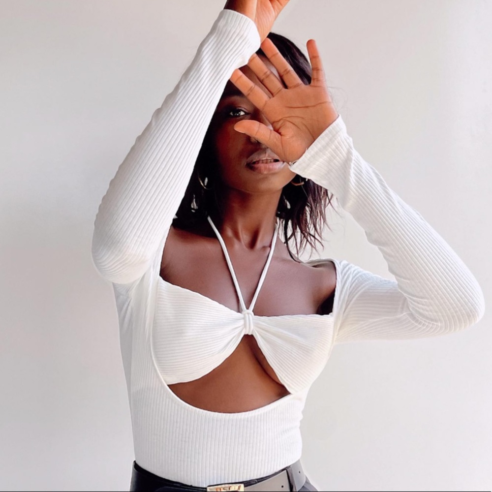 PRINCESS POLLY white bodysuit